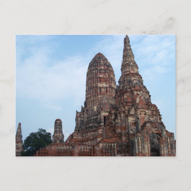 Ayutthaya Vykort (Framsida)