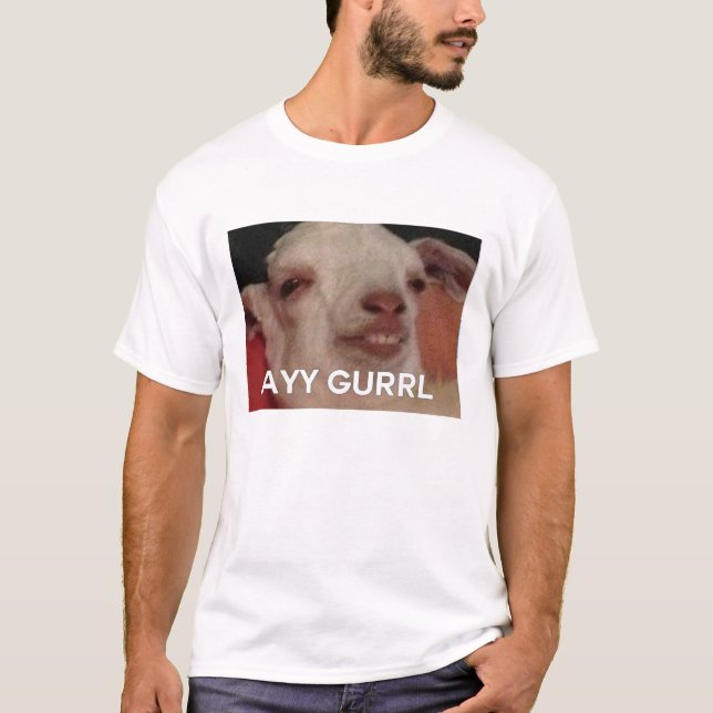 ayy gurrl t-shirt (Framsida)