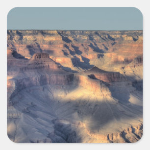 AZ, Arizona, Grand Canyon National Park, Södra 4 Fyrkantigt Klistermärke