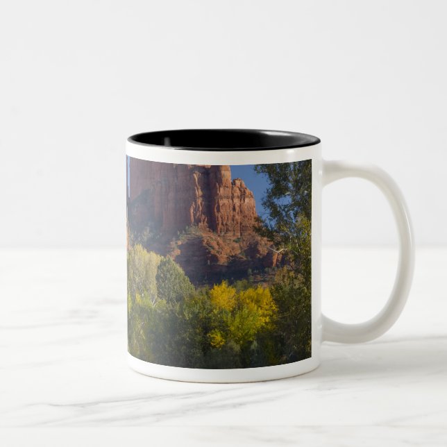 AZ, Arizona, Sedona, Crescent Måne rekreation 2 Två-Tonad Mugg (Höger)