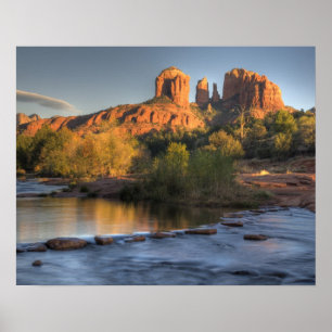AZ, Arizona, Sedona, Crescent Måne rekreation 3 Poster