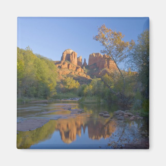 AZ, Arizona, Sedona, Crescent Måne rekreation Magnet (Framsidan)