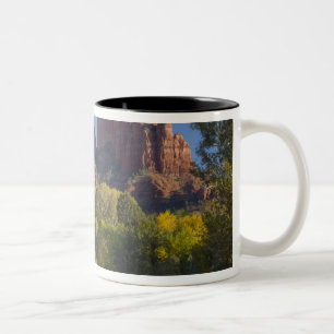 AZ, Arizona, Sedona, Crescent Moon Recreation 2 Två-Tonad Mugg
