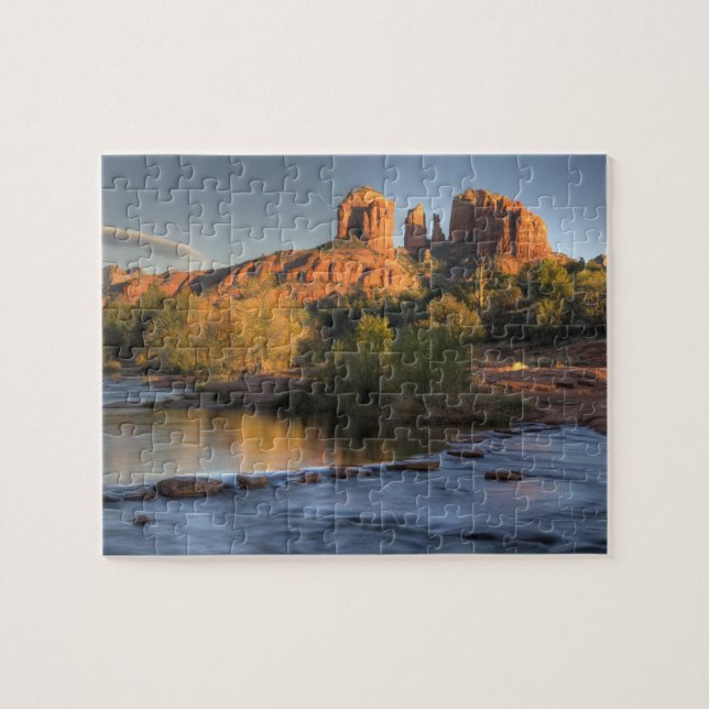 AZ, Arizona, Sedona, Crescent Moon Recreation 3 Pussel (Horisontell)