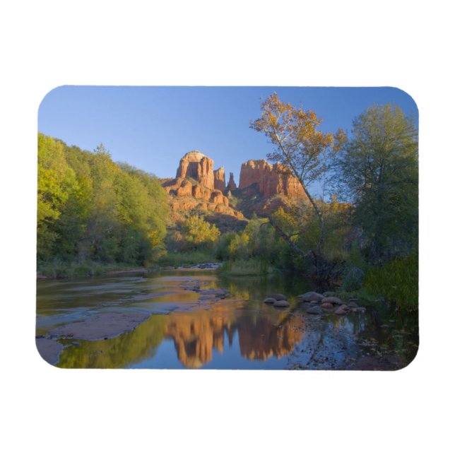 AZ, Arizona, Sedona, Crescent Moon Recreation Magnet (Horisontell)