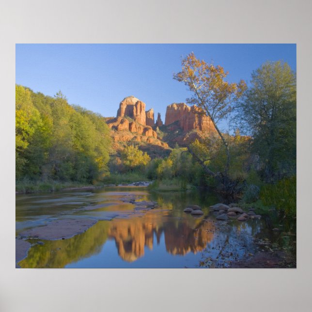 AZ, Arizona, Sedona, Crescent Moon rekreation Poster (Framsidan)