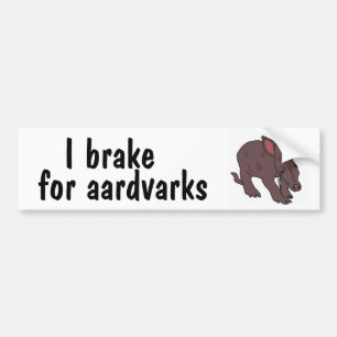 AZ-, bromsar jag för aardvarksbildekal Bildekal