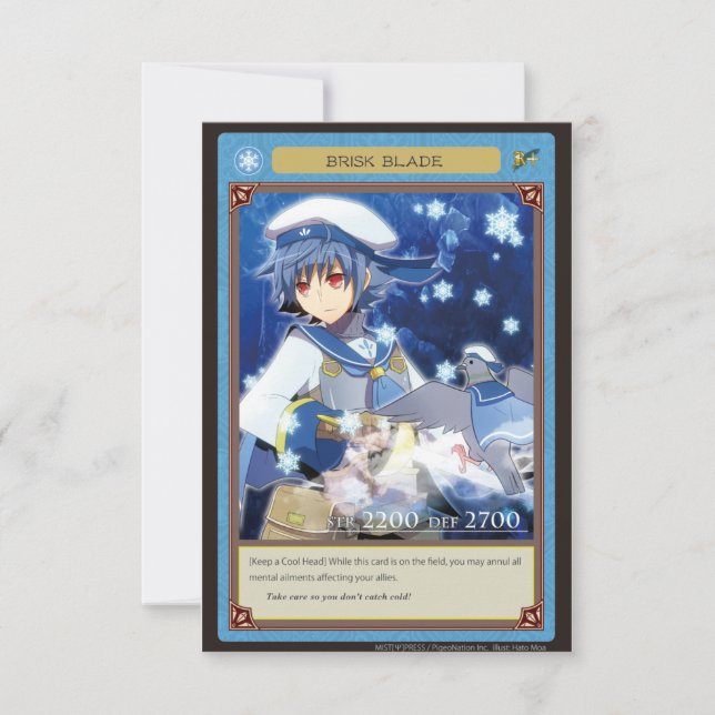 AZ card-Brisk Blade (Framsida)