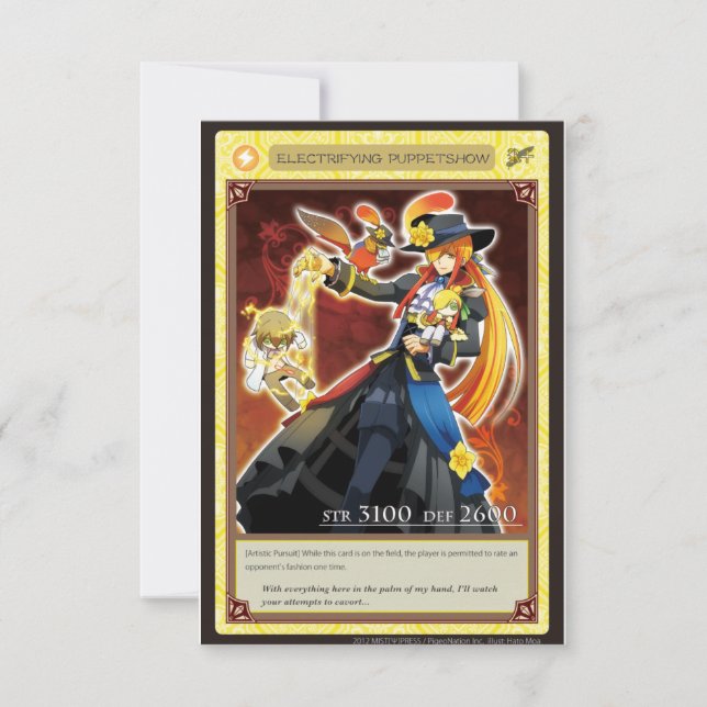 AZ card - Electrifying Puppetshow (Framsida)