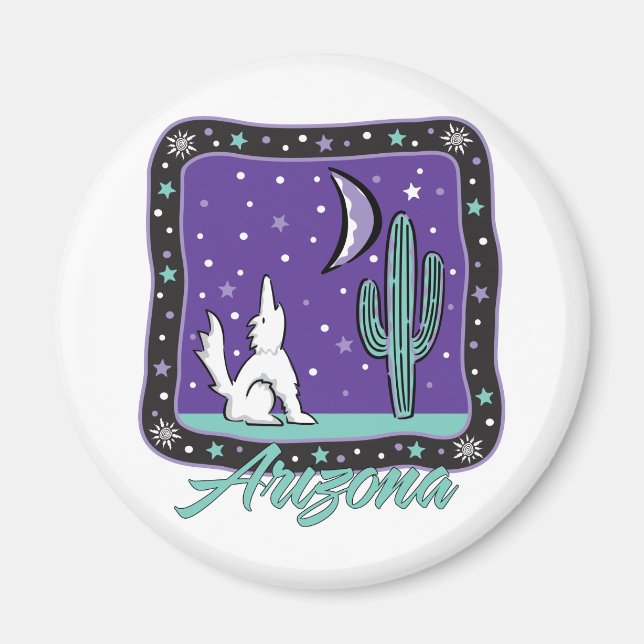 AZ-Coyote Magnet (Framsidan)