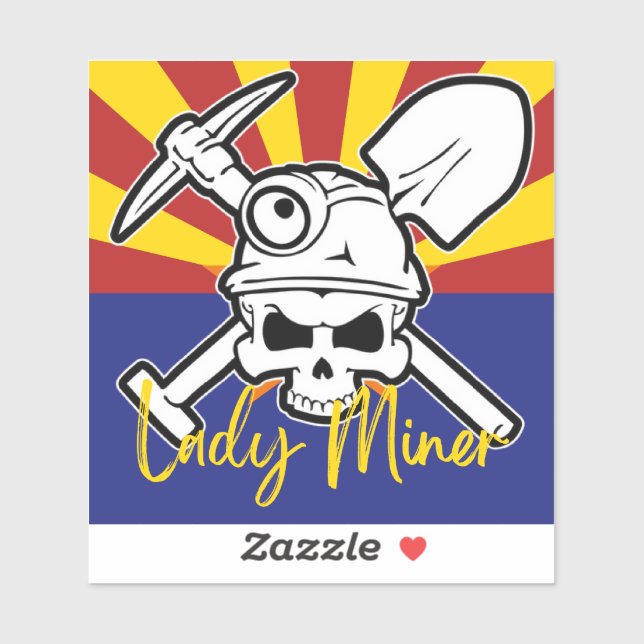 AZ Dam Miner Sticker Klistermärken (Ark)