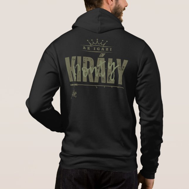 Az igazi ponty király t shirt (Baksida)