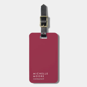 AZ Kardinals Red Kreativ Simple Plain Trendig Bagagebricka