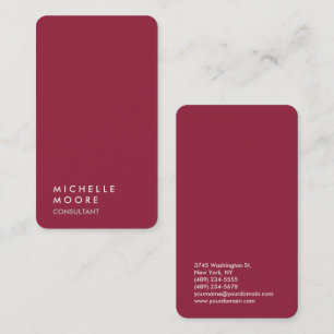 AZ Kardinals Red Kreativ Simple Plain Trendig Visitkort