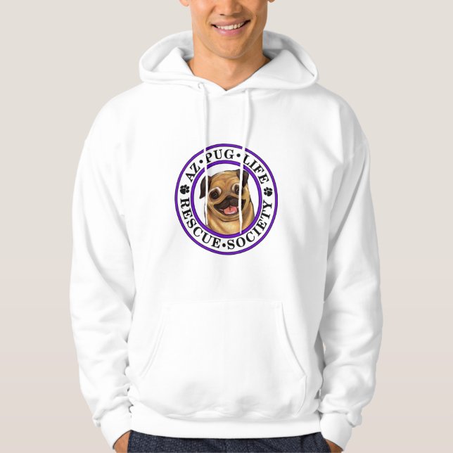 AZ Pug Life-hovat tröjor Hoodie (Framsida)