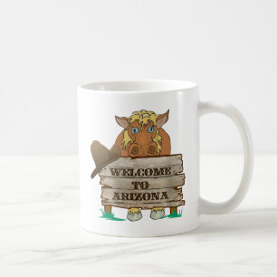 AZ- Välkommen till Arizona Horse Kaffemugg