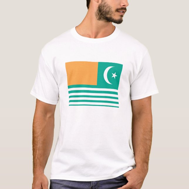 Azad Kashmir flagga Tee (Framsida)