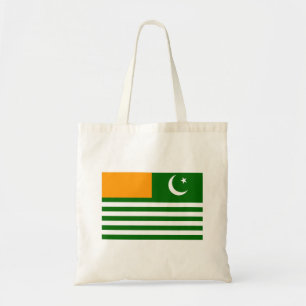 Azad Kashmir statlig flagga symbol Pakistan Tygkasse