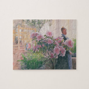 Azalea 1906 (w/c på papper) pussel