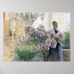 Azalea av Carl Larsson Poster