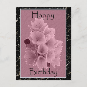 Azalea Birthday Postcards Vykort