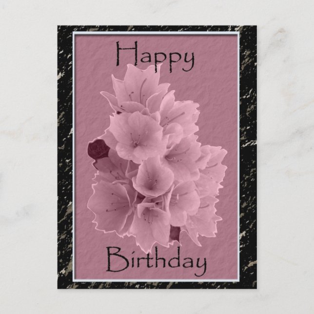 Azalea Birthday Postcards Vykort (Framsida)