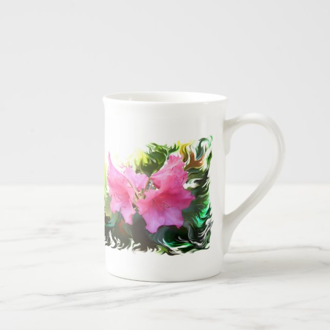 Azalea-blomma Benporslin Mugg (Höger)