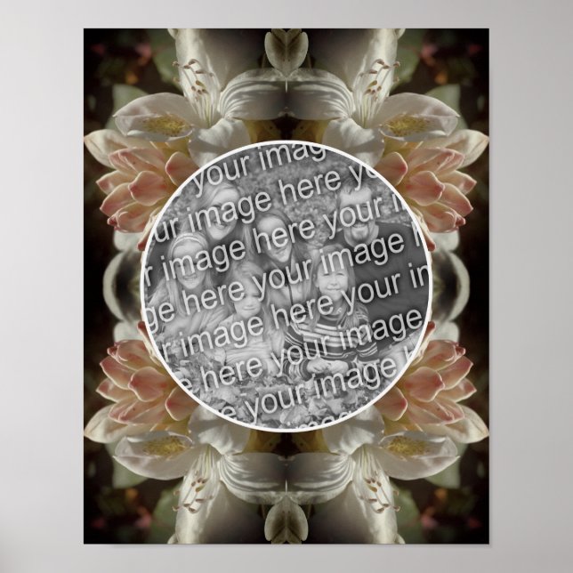 Azalea Blommor Nyans Skapa Ditt Eget Foto Poster (Framsidan)