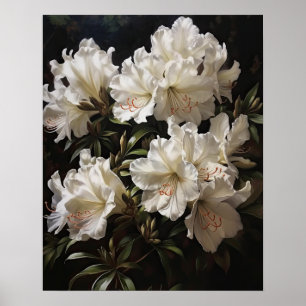 Azalea Flowers Art Skriv ut Poster