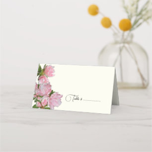 Azalea Flowers Tent Escort eller Place Cards Placeringskort