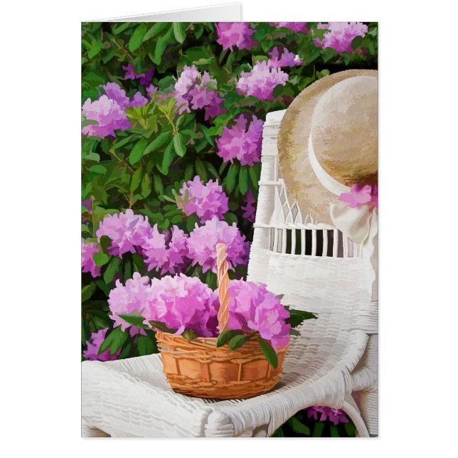Azalea Garden Hälsningskort (Framsidan)