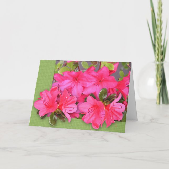 Azalea Large Font Påsk Card Helgkort (Framsida)