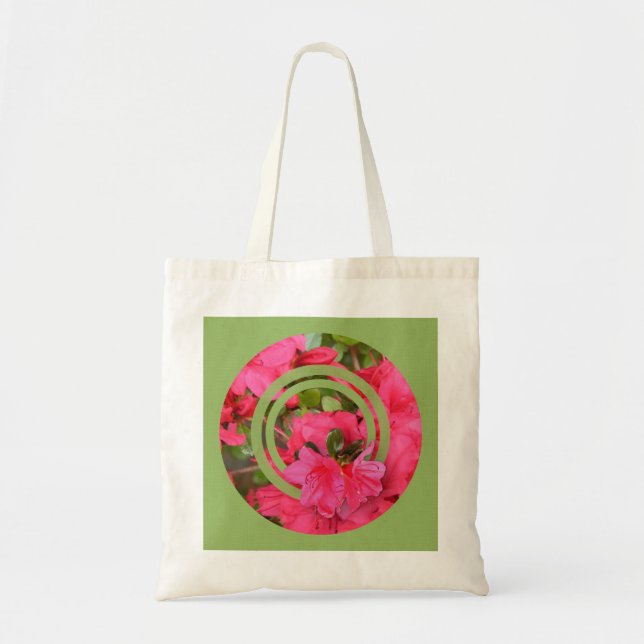 Azaleas Tote Bag Tygkasse (Framsidan)