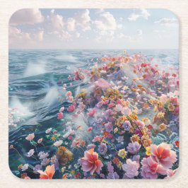 Azaleasjön Underlägg Papper Kvadrat