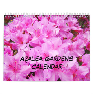 Azaleor Trädgårdskalender Rosa Vit Orange Azalea Kalender