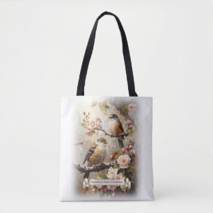 Azantalight ~ Fåglar av Henislight Totebag Tygkasse