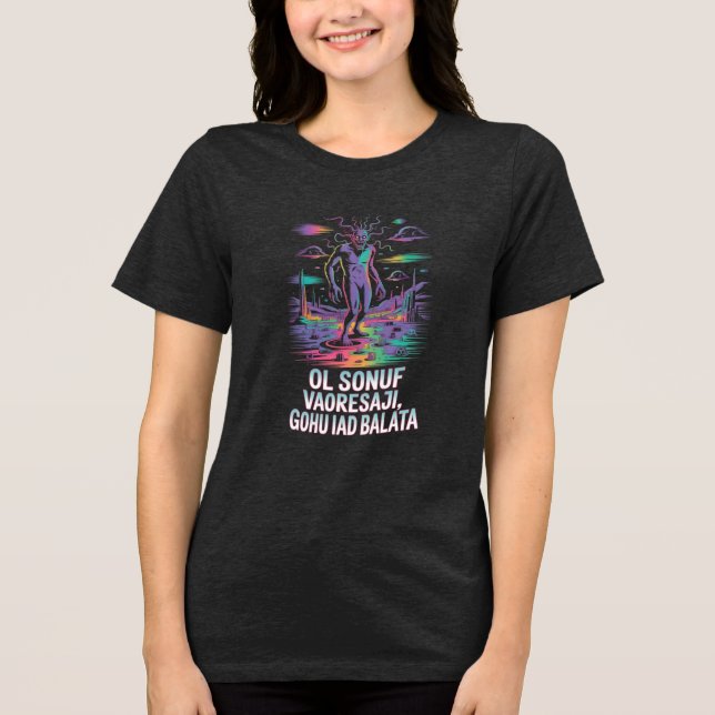 Azathoth Lovecraft Halloween Ockult T-shirt  (Framsida)