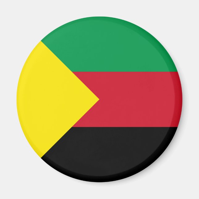 Azawad Flagga Magnet (Framsidan)