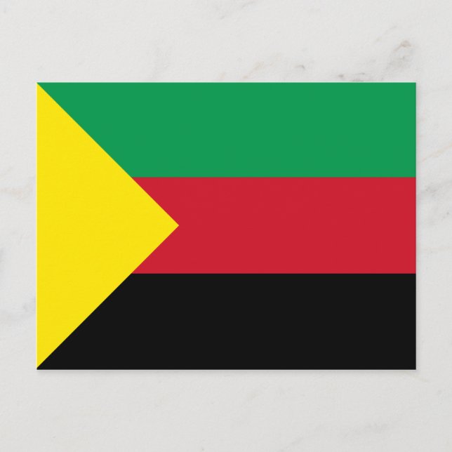 Azawad Flagga Vykort (Framsida)