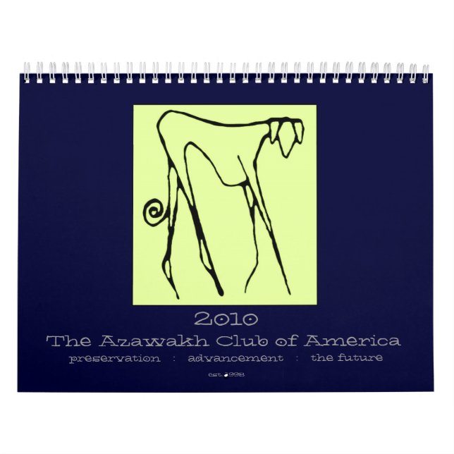 Azawakh kalender 2010 (Omslag)