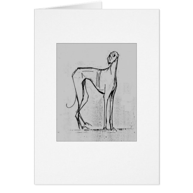 Azawakh kort av David Moore (Framsidan)