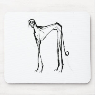 Azawakh Mousepad 2 av David Moore Musmatta