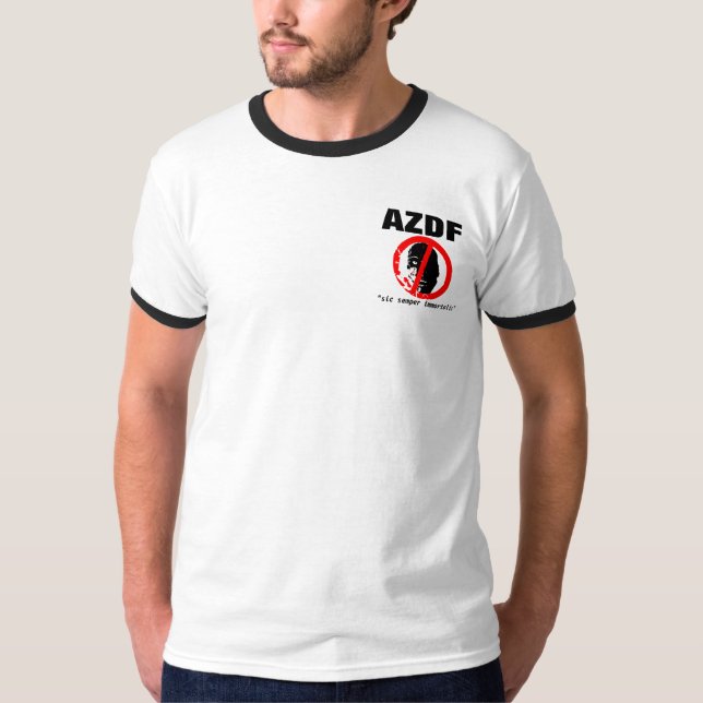 AZDF: Anti Zombieförsvarstyrka T Shirt (Framsida)