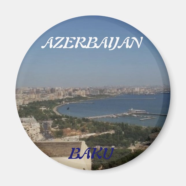 AZERBAIJAN, BAKU MAGNET (Framsidan)