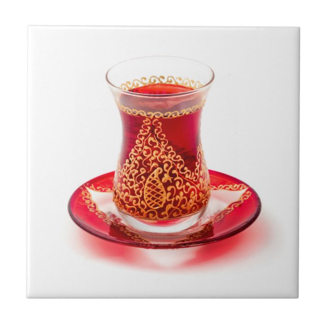 Azerbaijani tea kakelplatta (Framsidan)