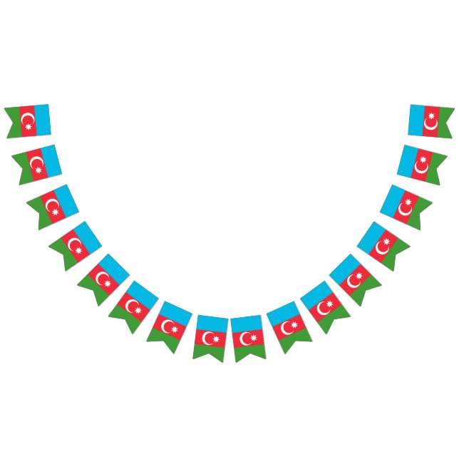 Azerbajdzjan Flagga (Alla)