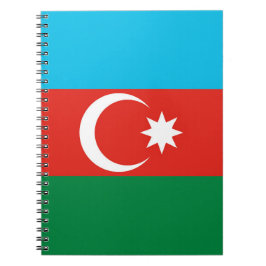 Azerbajdzjan flagga anteckningsbok