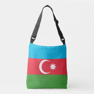 Azerbajdzjan Flagga Axelväska