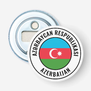 Azerbajdzjan Flagga Gorgous Patriotic Flaska-öppna Flasköppnare