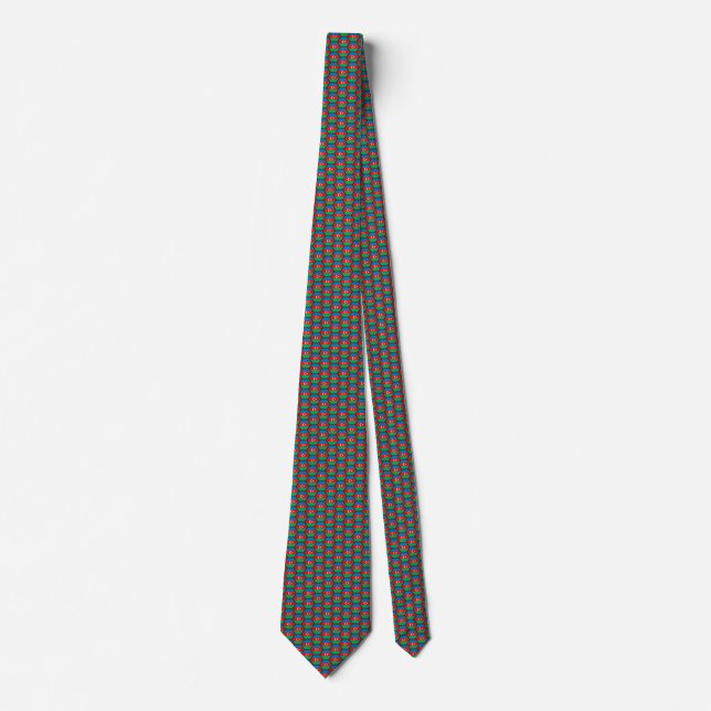 Azerbajdzjan Flagga Honeycomb Tie Slips (Framsida)